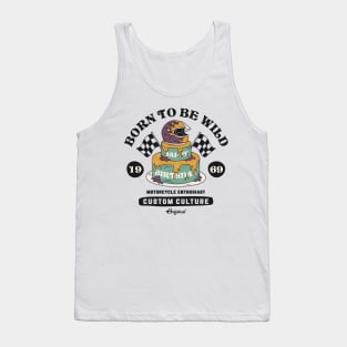 Birthday cake custom motorcycle Tank Top